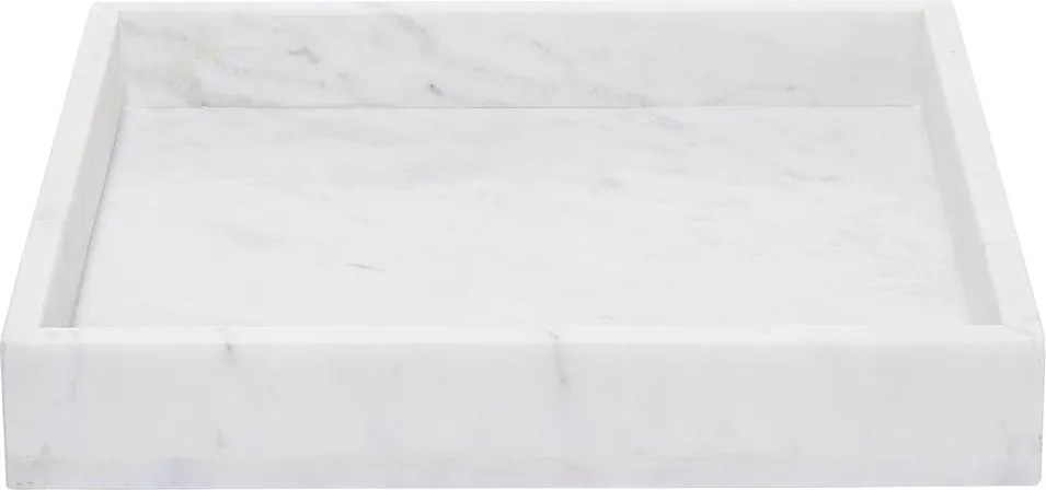 MARBLE Mramorová tácka - biela