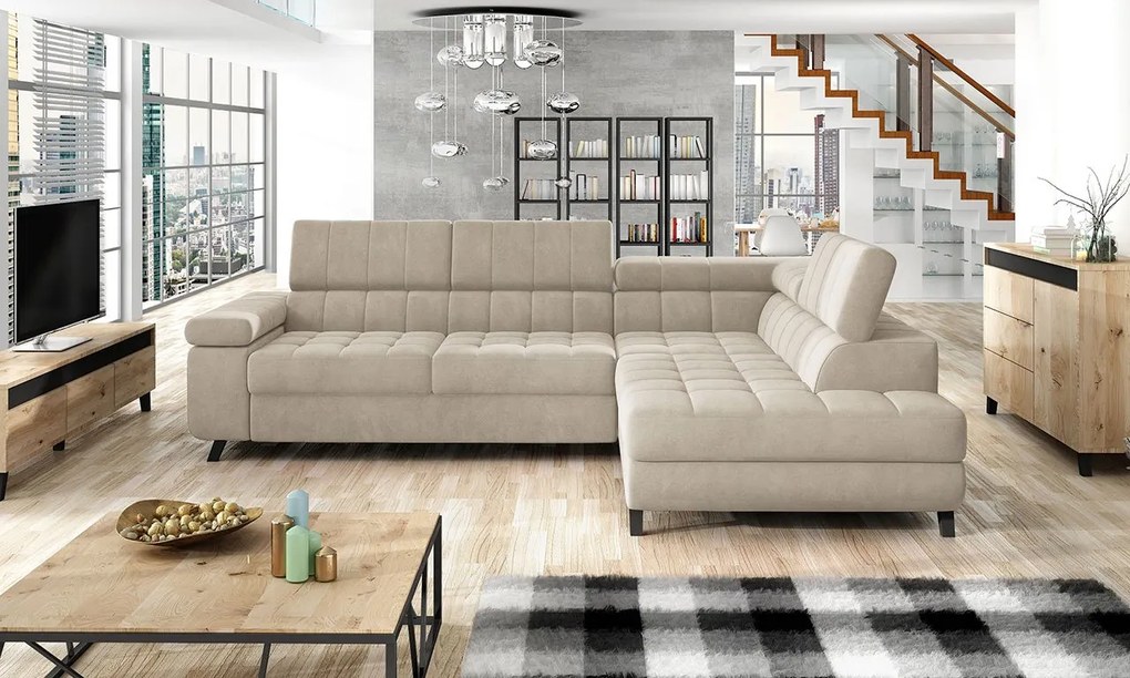 Rohová sedačka Elsie, Dostupné poťahy: Nazar 225.02, Strana: ľavá