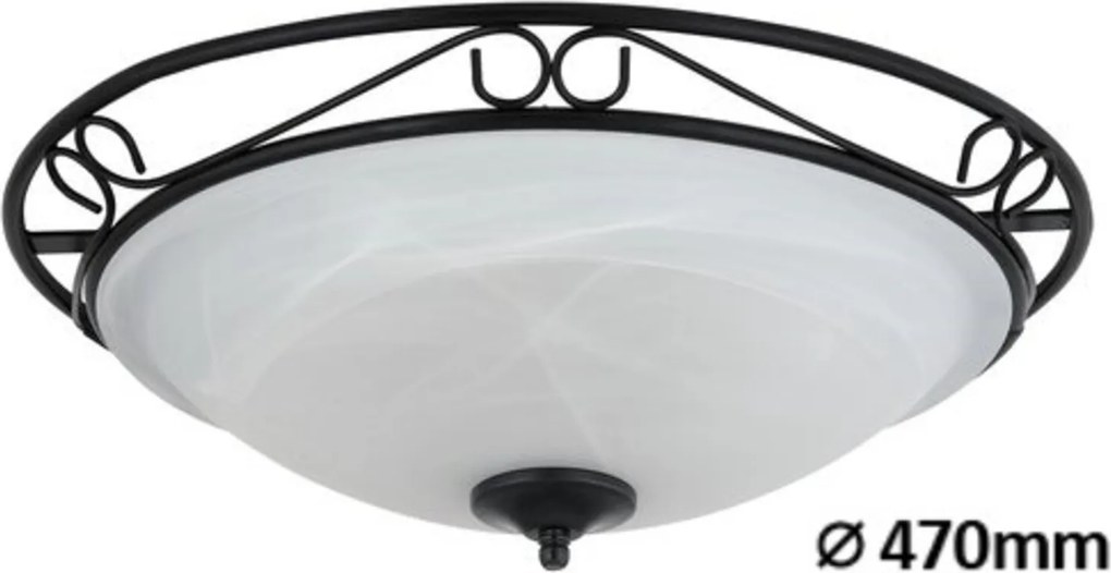 Rabalux ATHEN stropné svietidlo max. 3x60W | E27 | IP20