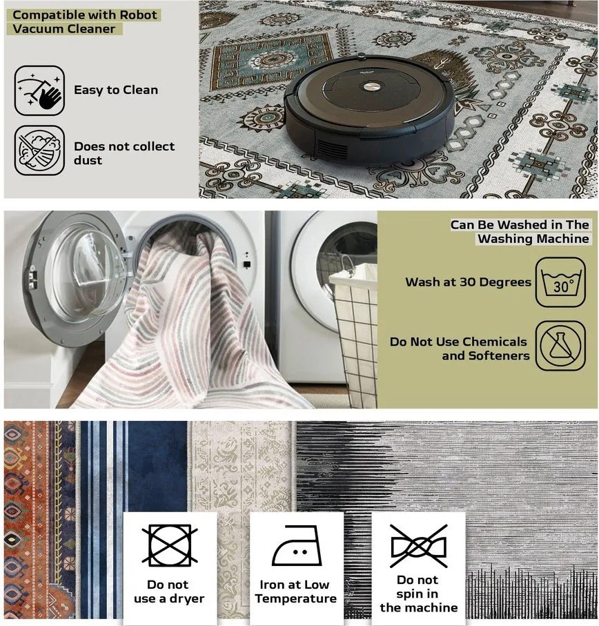 Béžové kúpeľňové predložky v súprave 2 ks 60x100 cm – Foutastic