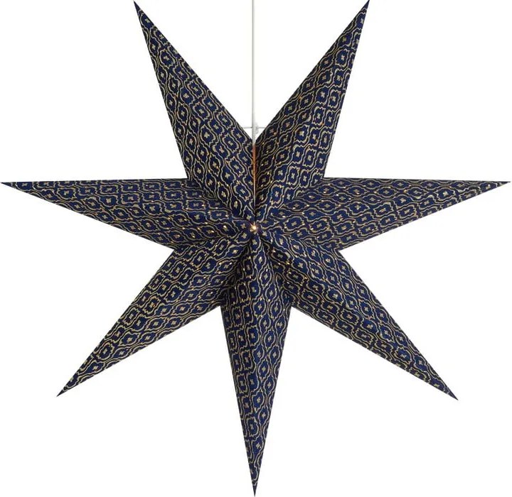 Tmavomodrá závesná vianočná svetelná dekorácia Baroque – Markslöjd