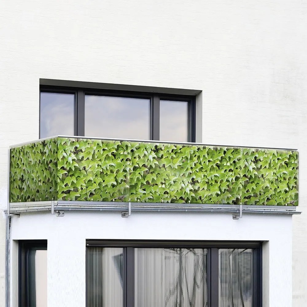 Zelená plastová balkónová zástena 500x85 cm Wilder Wein – Maximex