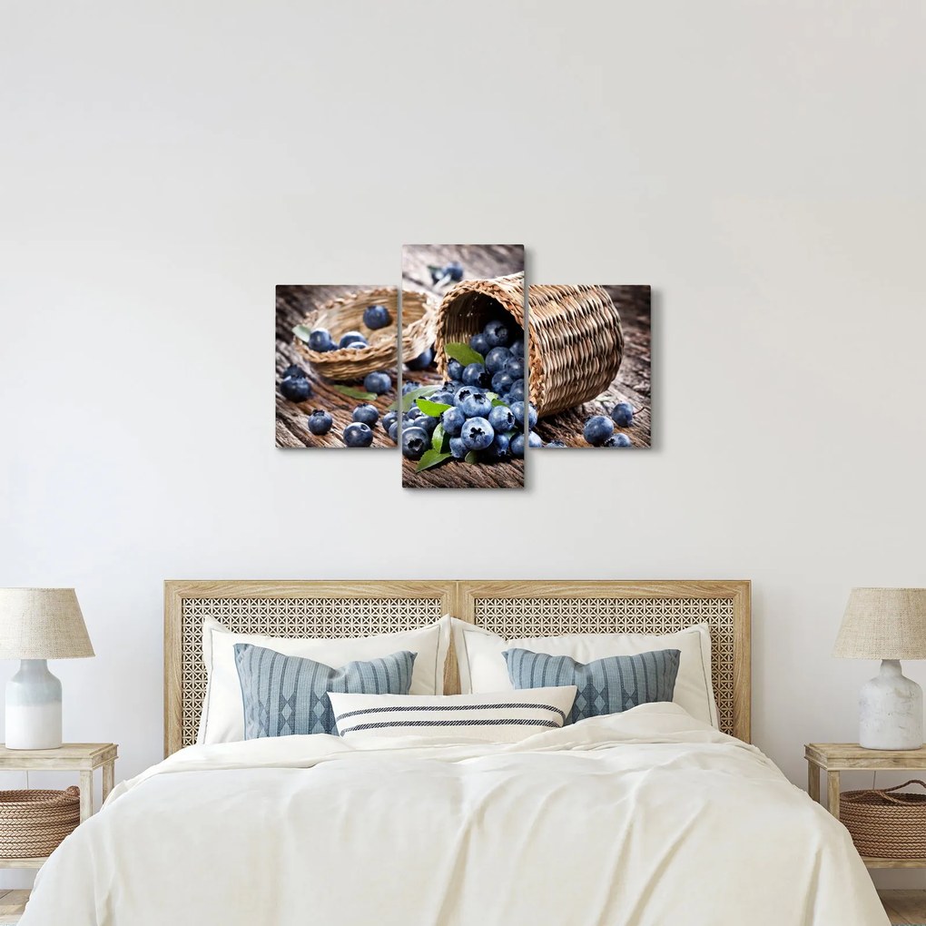 Obraz - Šťavnaté čučoriedky (90x60 cm)