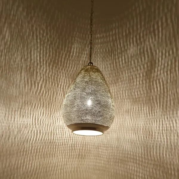 Luxusná strieborná lampa Maskatta D22