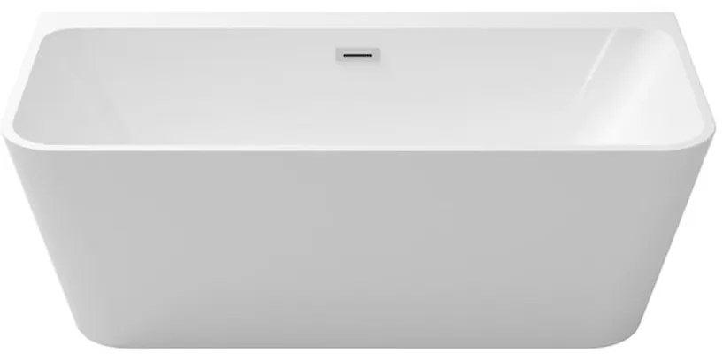 Vaňa prístenná voľne stojaca Varya 150/75 + sifón s prepadom čierna