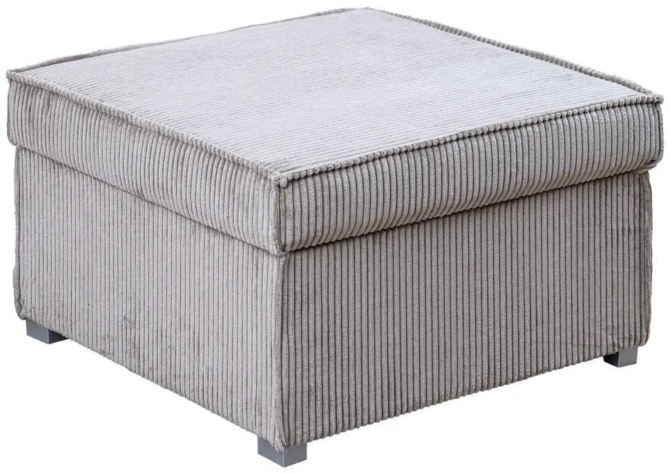 Béžový taburet SMART COSARO s úložným priestorom 65x65 cm