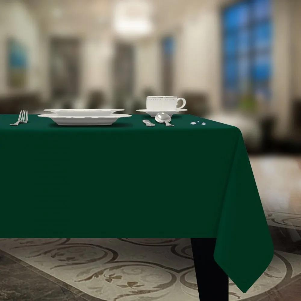 Dekorstudio Teflónovy obrus na stôl Gold - tmavo zelený Rozmer obrusu (šírka x dĺžka): 110x110cm