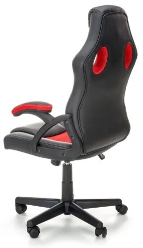 Kancelárska stolička KENU čierna/červená