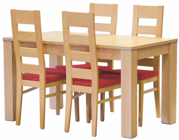 Stima Stôl PERU Rozklad: + 40 cm rozklad, Odtieň: Buk, Rozmer: 160 x 80 cm