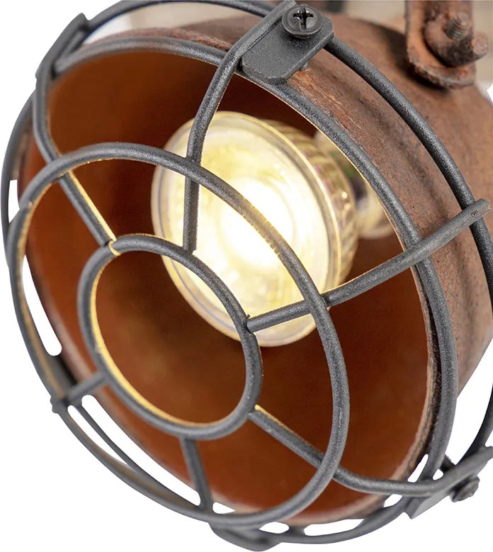 Inteligentný reflektor hrdzavo hnedý s drevom Vrátane 2 WiFi GU10 - Gina