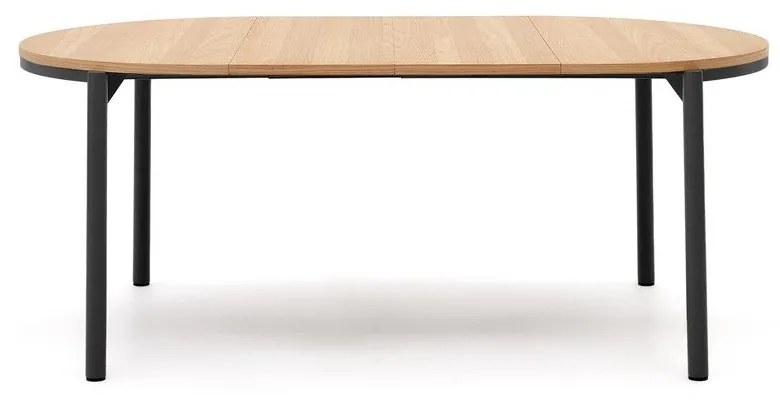 Okrúhly rozkladací jedálenský stôl v dekore duba ø 120 cm Montuiri – Kave Home