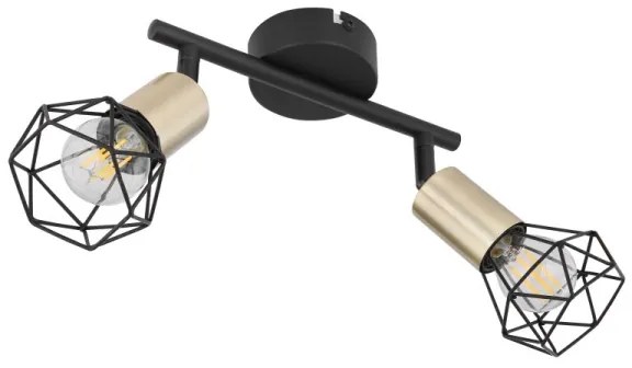 Globo 54802S-2AB - Bodové svietidlo XARA 2xE14/40W/230V