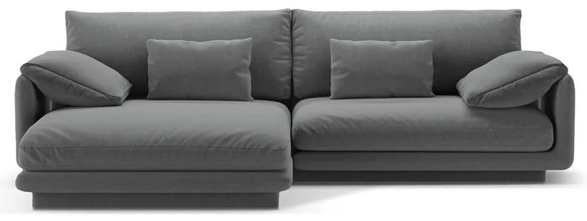 Tmavosivá rohová pohovka (ľavý roh) Torino – Micadoni Home