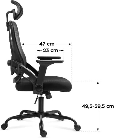 Kancelárska stolička Manager 2.9 Black
