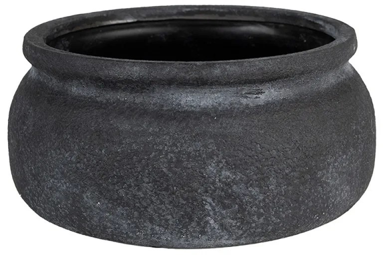 Granitový antik keramický obal na kvetináč Granit M - Ø20*8cm