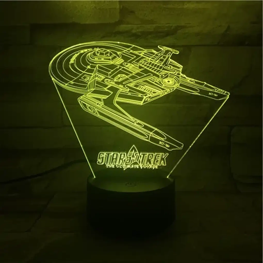 3Dmix 3DL-SMRT012 – 3D LED nočná lampa - Star Trek (Smart)