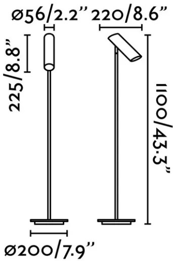 FARO 29883 - Stojacia lampa LINK 1xGU10/11W/230V biela
