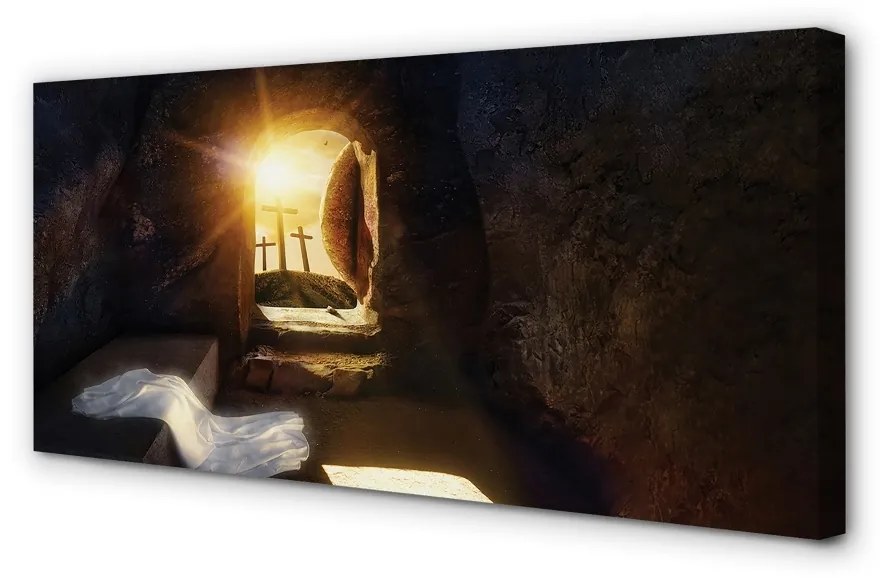Obraz na plátne Cave krížia slnko 120x60 cm