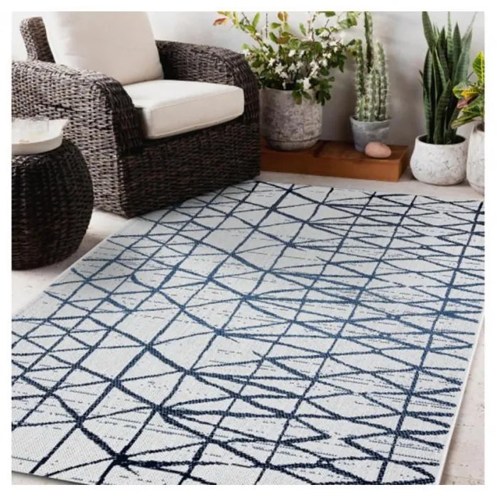 Kusový koberec Rison modrý 60x110cm