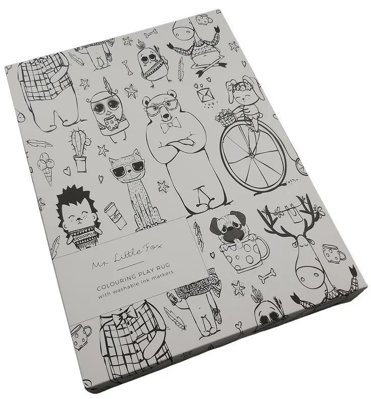 Butter Kings, TRHÁK: KOBEREC - OMAĽOVÁNKY - Nut Cracker, 130x130 (priemer) kruh, biela, detská izba