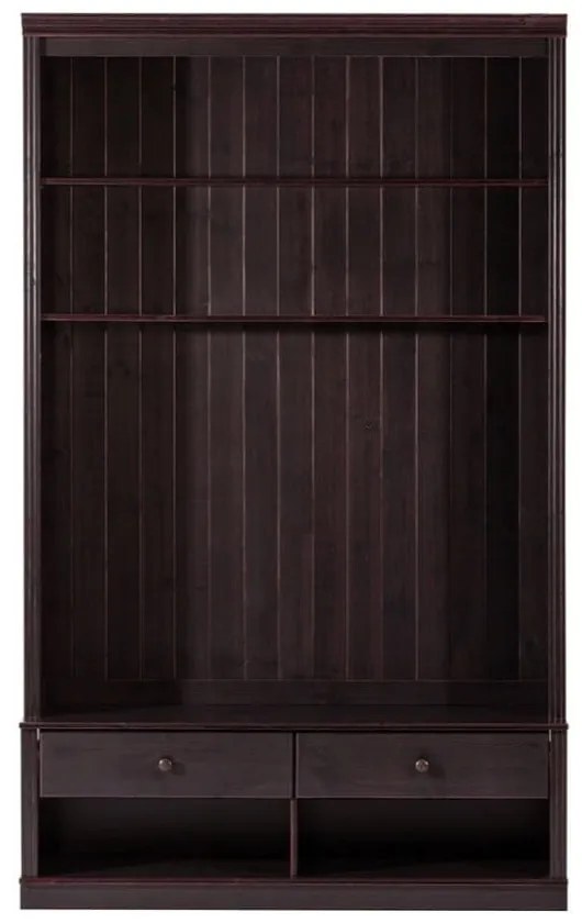 Hnedá TV zostava z borovicového dreva 140x223 cm Anita – Støraa