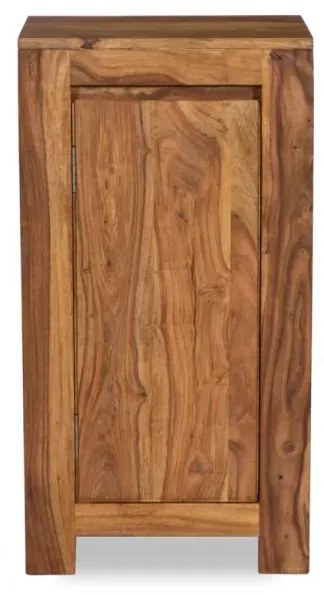 furniture-nabytek.cz - Masivní koupelnová skříňka pod umyvadlo Leeston z palisandru, lakovaná, hnědá – 42×30×80 cm