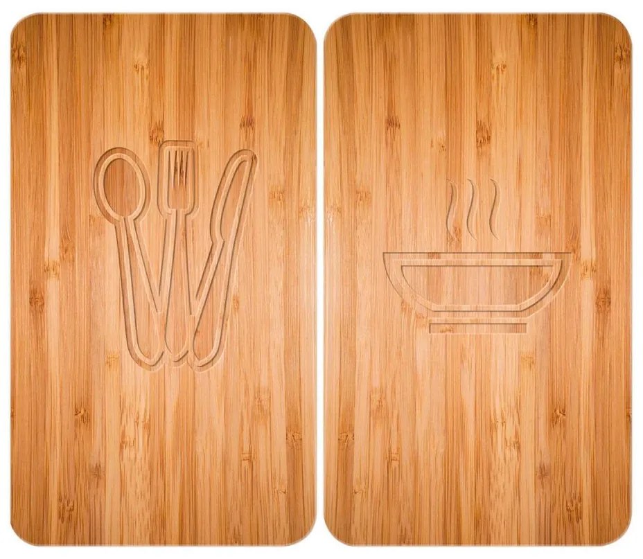 WENKO 2521497100 - Kryt na varnú dosku 52x30 cm pestrofarebný/sivý/priehľadný