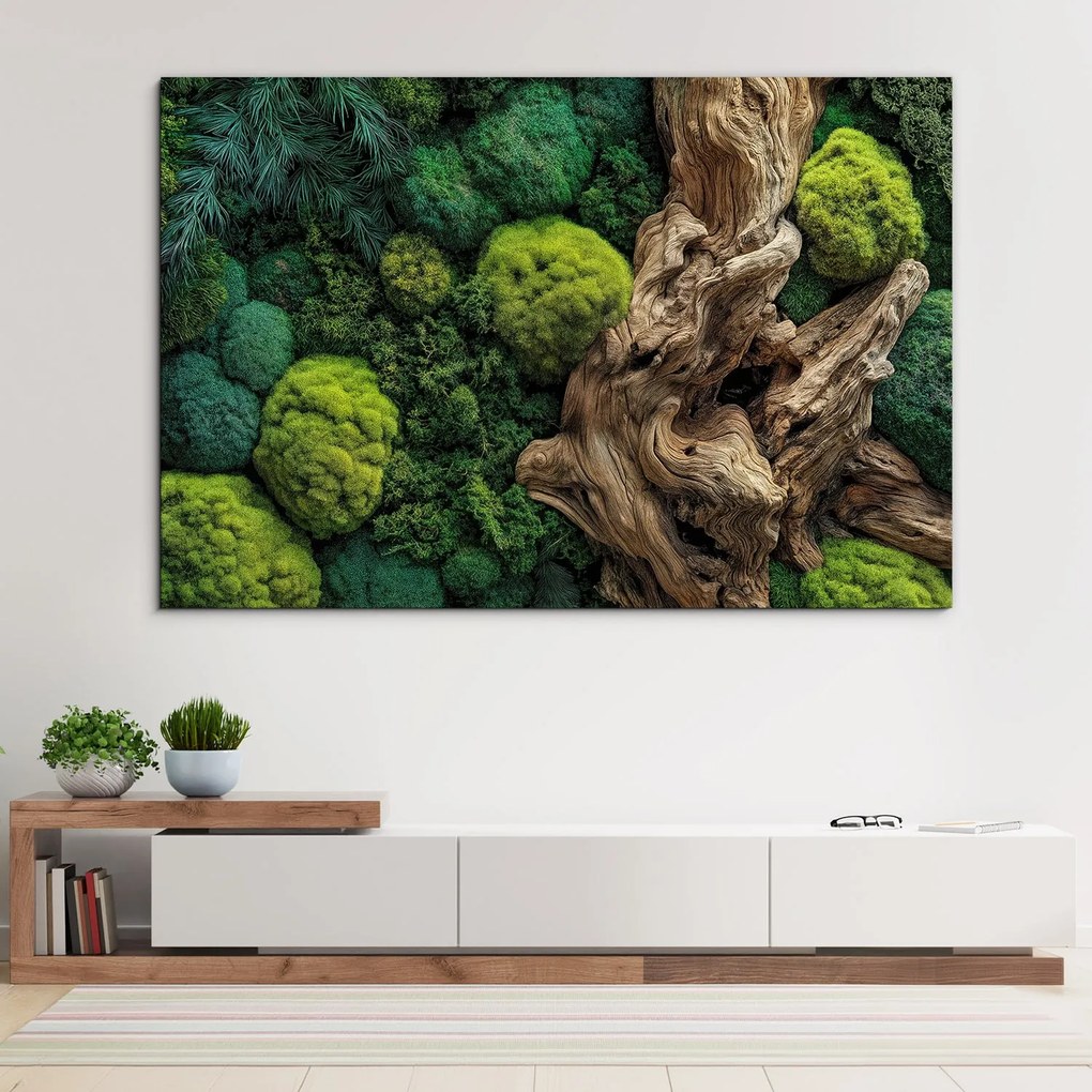 DUBLEZ | Machový obraz - Dotyk prírody