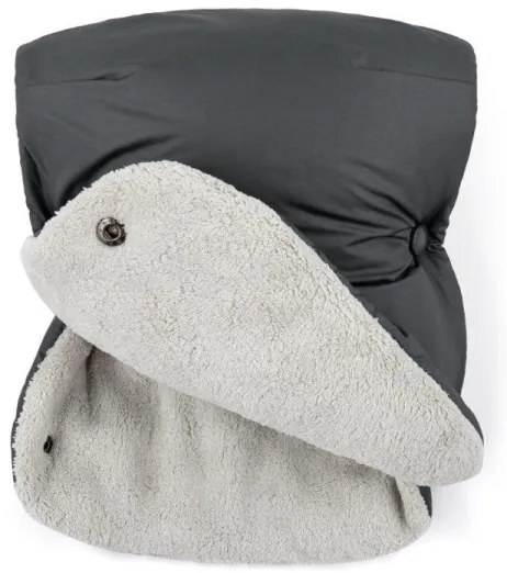 PETITE&MARS - SADA Detský fusak 3v1 JIBOT + rukávniky na kočiar JASIE šedá