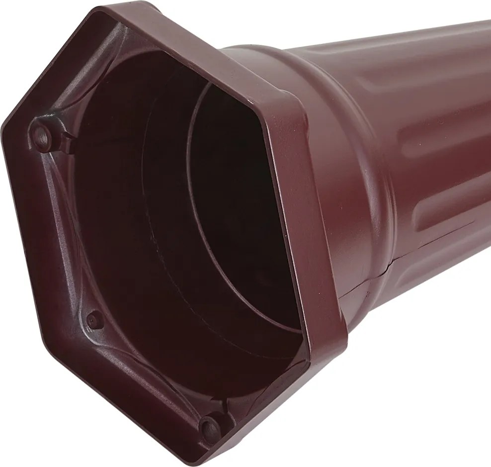 Klasická vonkajšia lampa tmavočervená 220 cm 3-svetlá IP44 - Havana