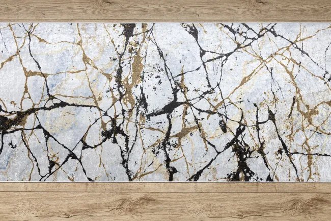 Protišmykový behúň LOTUS MARBLE 21136 béžový