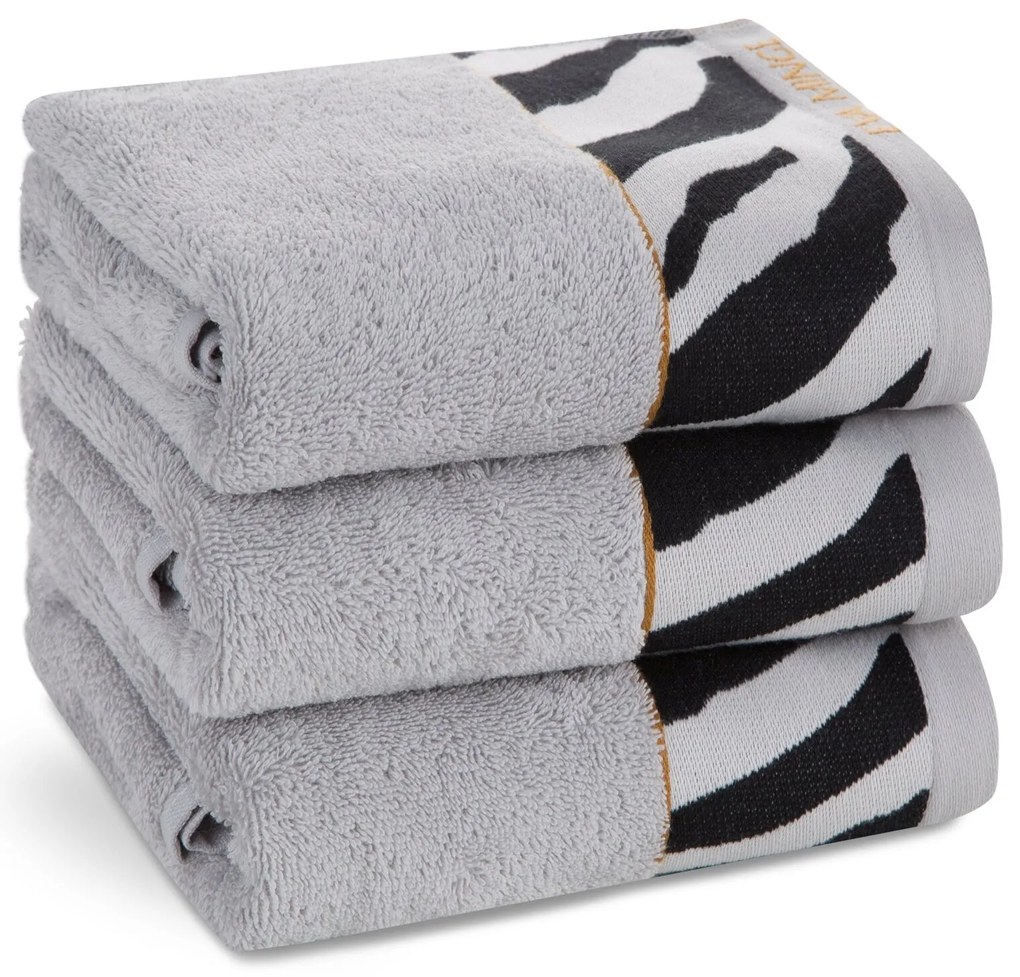 BAVLNENÝ UTERÁK EVA MINGE22 50X90 CM STRIEBORNÁ