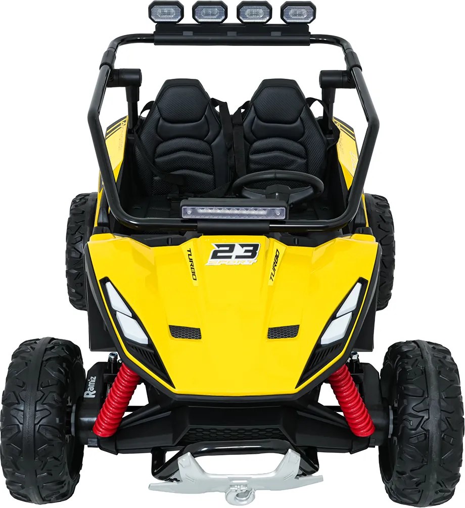 Ramiz Elektrická bugina TURBO 23 pre deti žltá
