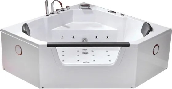 BPS-koupelny Hydromasážna vaňa HYD-VE643 155x155 bez ohrevu vody