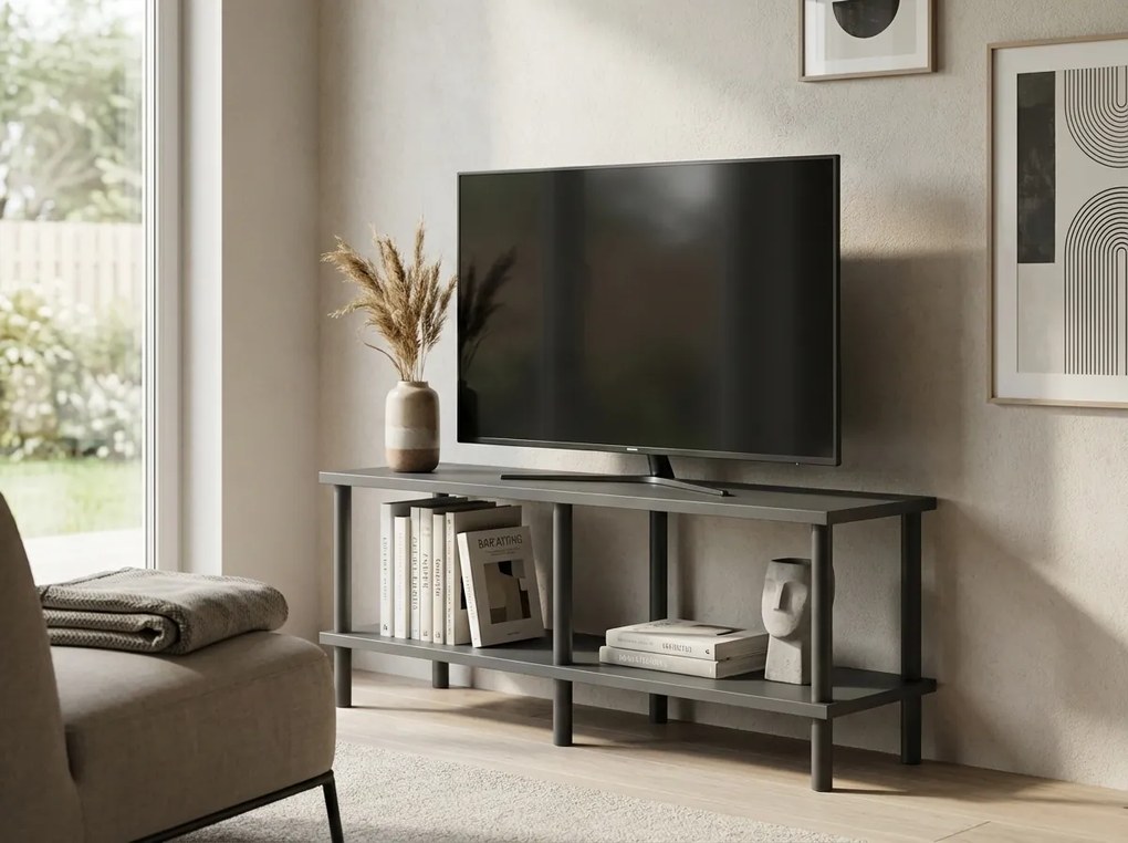 TV stolík SOLE 90 cm, antracit