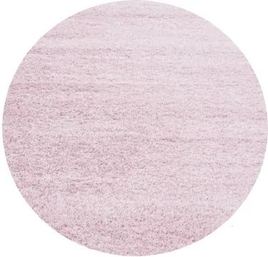 Ayyildiz koberce AKCE: 120x120 cm Kusový koberec Life Shaggy 1500 pink kruh - 120x120 (průměr) kruh cm