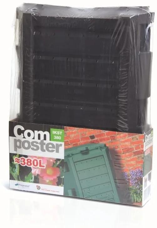 Záhradný Kompostér Compogreen 380L čierny
