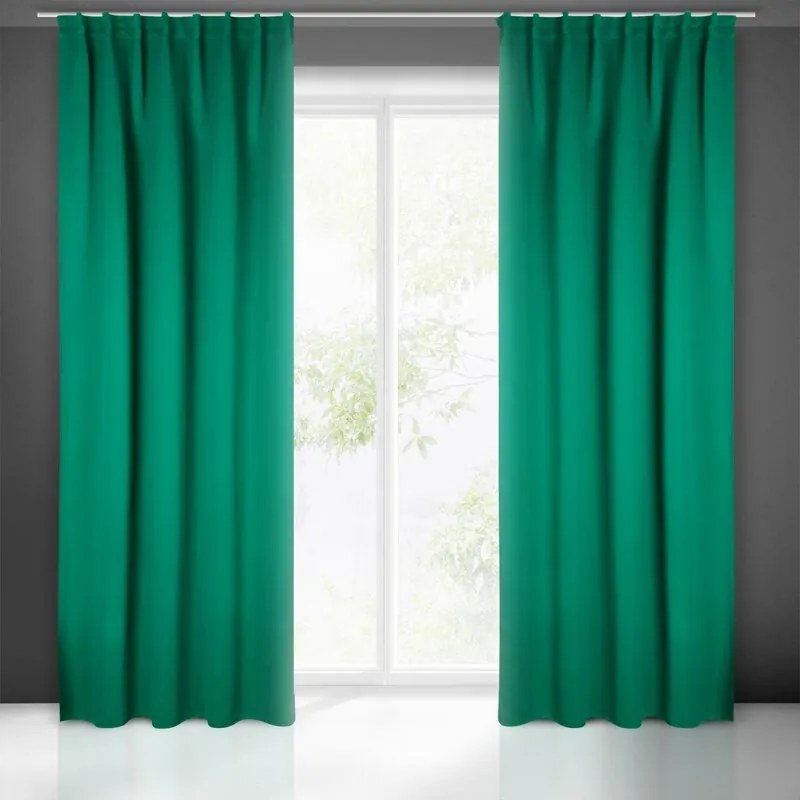 DECOREUM Jednofarebný zatemňovací záves s páskou na stropné koľajnice 140 cm x 300 cm grafitová 100 % polyester Rozmer varianty: 140 cm x 300 cm, Farba varianty: Biela 104836