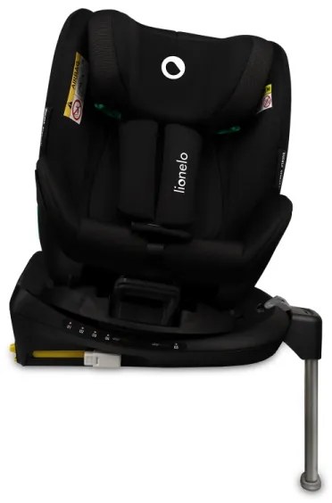Lionelo - Autosedačka s otočnou základňou ANTOON PLUS i-Size 40-105 cm Čierny Onyx