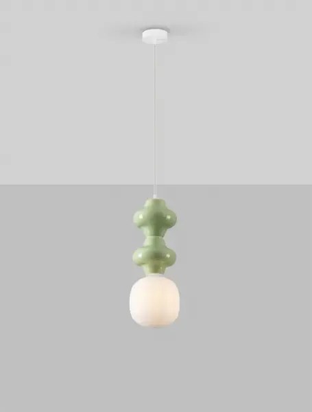 LED zeleno-biele moderné svietidlo Clio 2