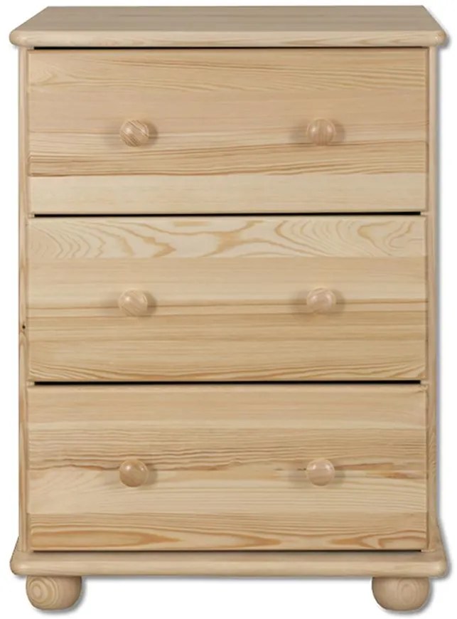 Komoda z Borovice KD107 surová