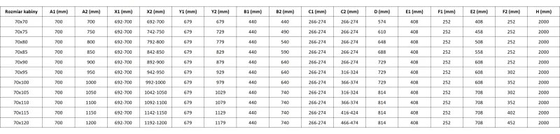 Mexen Lunar, L Duo výklopný sprchový kút 70 x 70 cm, 8mm číre sklo, profil medená matná, 834L-070L-070P-65-00