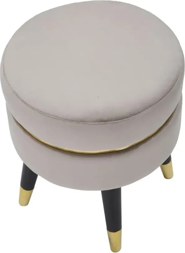 Taburet PARIS 35 cm sivý
