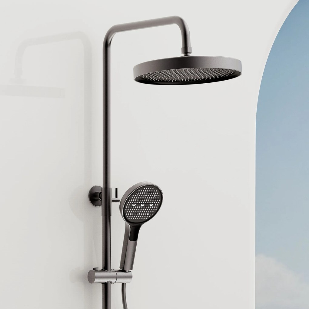 Rea Creo, sprchový set s funkciou bidetovej spŕšky, grafitová matná, REA-P0358