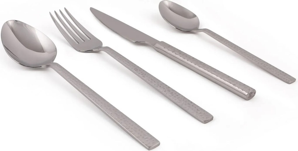 Sada 24 ks příborů Kristal stříbrná