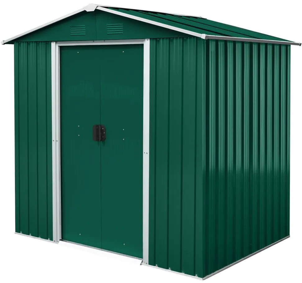 Záhradný domček BestBerg ZDB-2Z / 2,5 m² / 194 x 131 x 184 cm / zelený