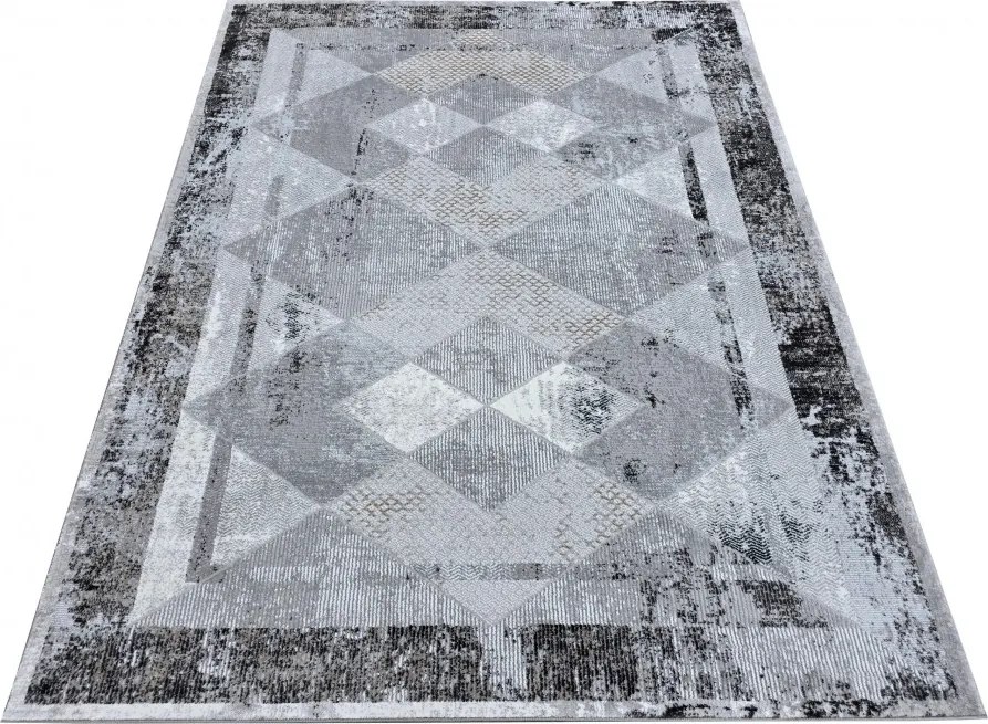 DC Koberec Oman 236 sivá antracit Rozmer: 280×380 cm