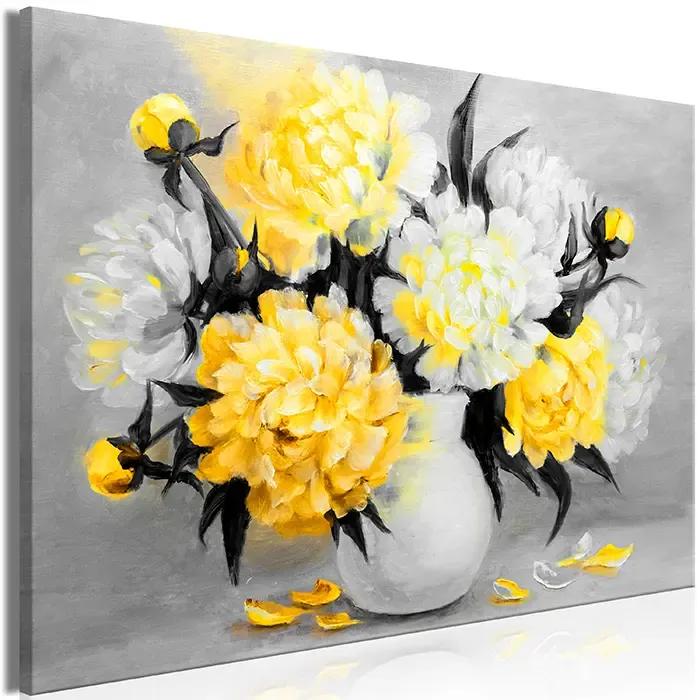 Artgeist Obraz - Fragrant Colours (1 Part) Wide Yellow Veľkosť: 30x20, Verzia: Na talianskom plátne