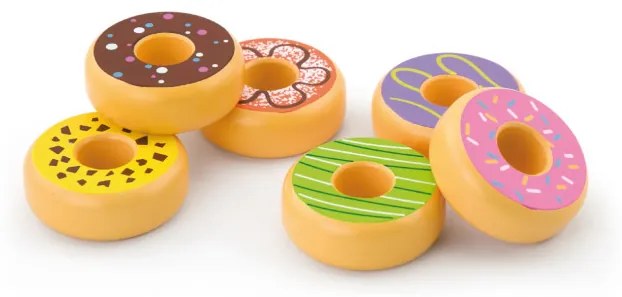 Drevené donuty Viga 51604 6 ks