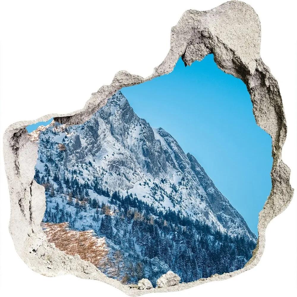 Díra 3D ve zdi nálepka Tatra mountains giewont nd-p-181484221